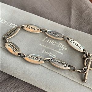 Humanity bracelet sterling silver